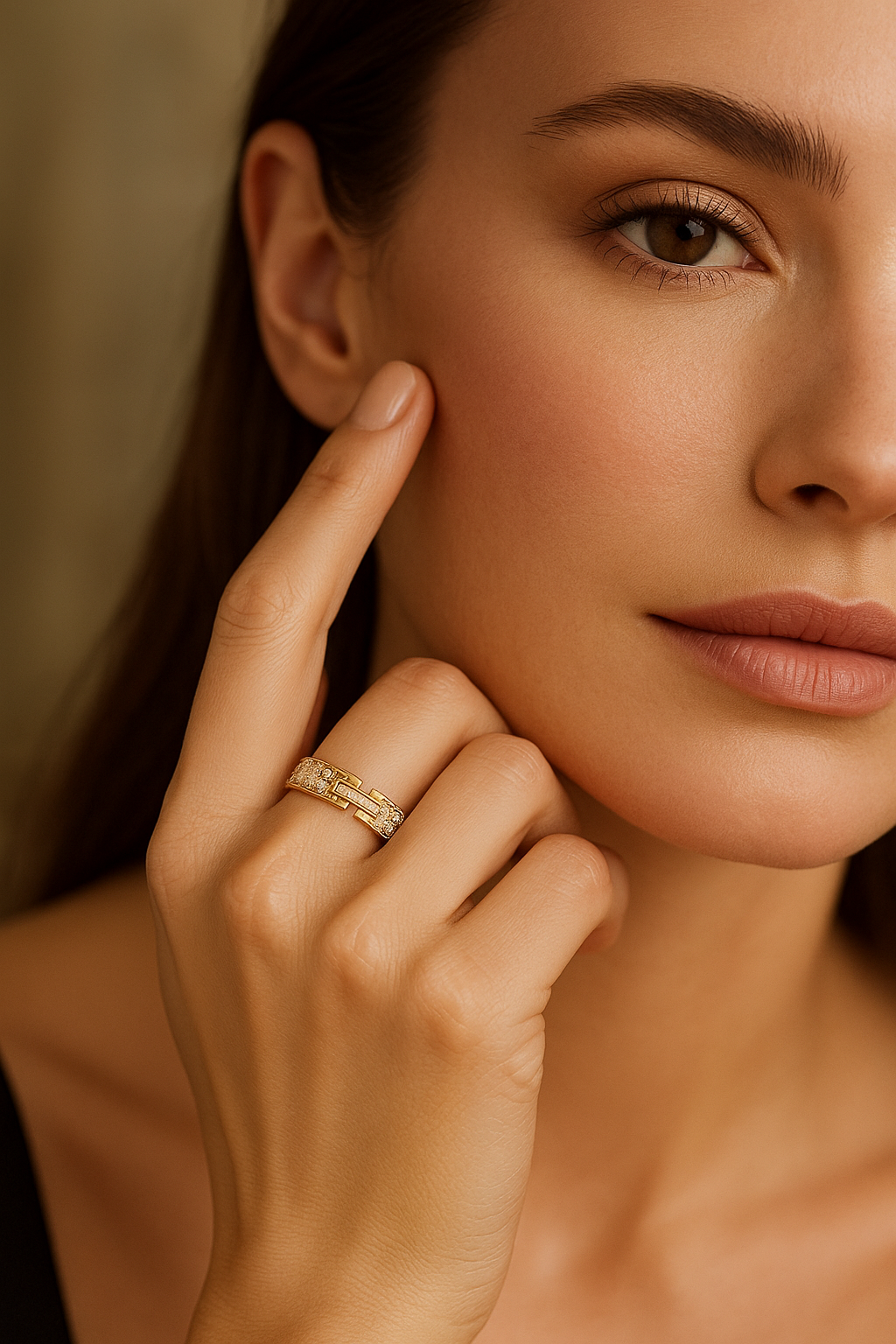 La DiaMantés | The Divine Link Diamond Ring